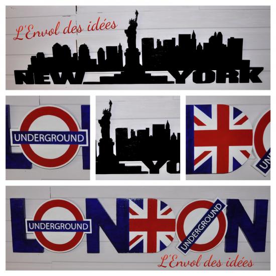 New york london montage