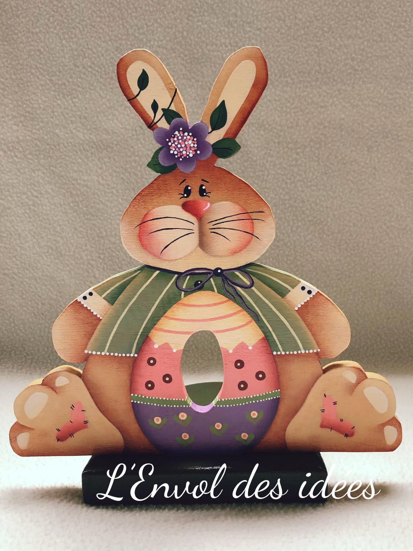 Lapin de face